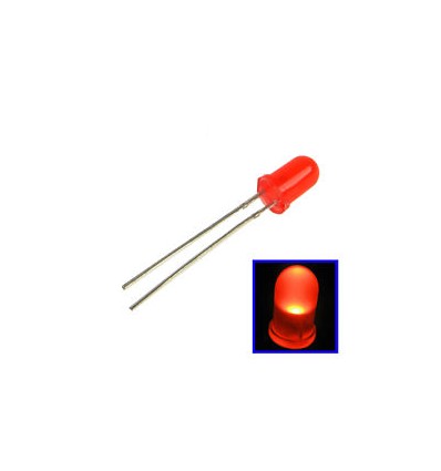 10 pz LED Rosso 3mm