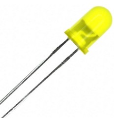 LED Giallo 3mm (10 pezzi)