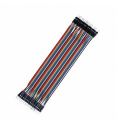 40 cavetti jumper Dupont 30cm maschio-maschio Arduino