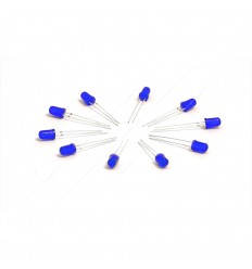 LED Blu 5mm (10 pezzi)
