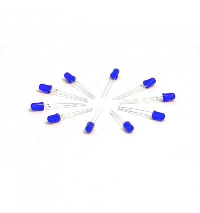 10 LED Blu 5mm 