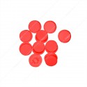 Red round cap for Square Tactile switch (pz 10)