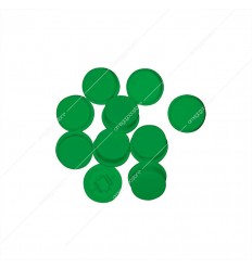 Cappuccio rotondo verde per interruttori tattili (10 pezzi)