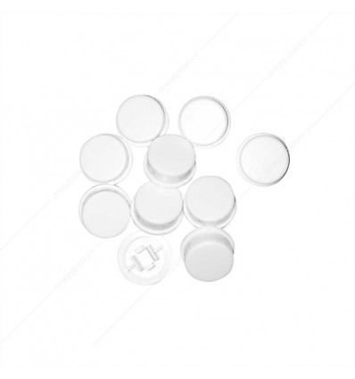 White round cap for Square Tactile switch (pz 10)