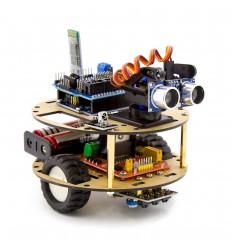 Kit modulare DIY robot Intelligent turtle Mini tank robot