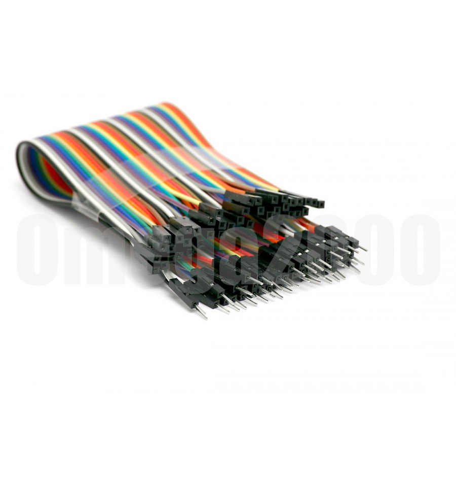 Jumper Wire Cable, Akozon 5 Pezzi 40 pin 11,5 cm Kit Cavetti Jumper Filo  Dupont Multicolore Jumper Wire Femmina Femmina Kit Breadboard Ponticello  Cavi a Nastro : : Commercio, Industria e Scienza