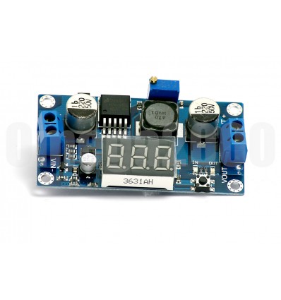 LM2596 step-down con display LCD