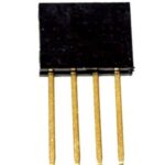 4 Pin Female 11mm tall stackable Header Connector