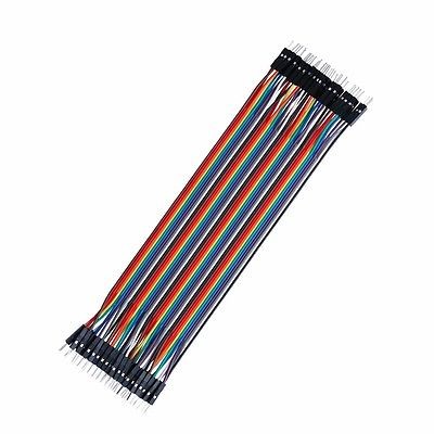 40 cavi Dupont/Jumper flessibili 30cm maschio - maschio per Arduino
