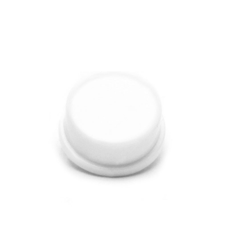 Cappuccio rotondo bianco per interruttori tattili (10 pezzi)