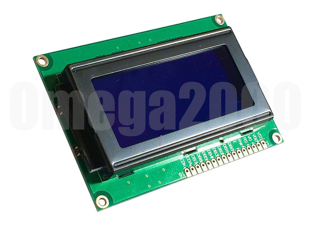 Display LCD 1604 HD44780 retroilluminato blu