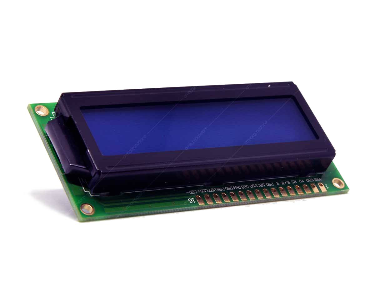 Display LCD 16x2 retroilluminato blu driver SPLC780D