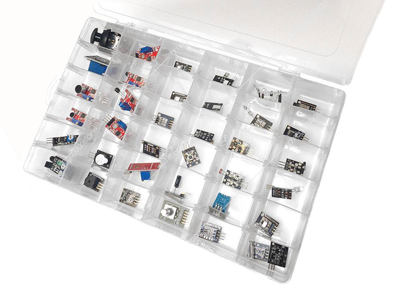 Kit 37 in 1 cofanetto sensori per Arduino