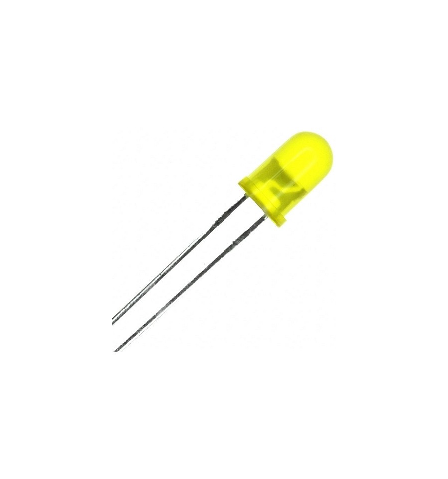 LED giallo 3 mm (10 pezzi)
