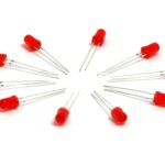 LED rosso 5 mm (10 pezzi)