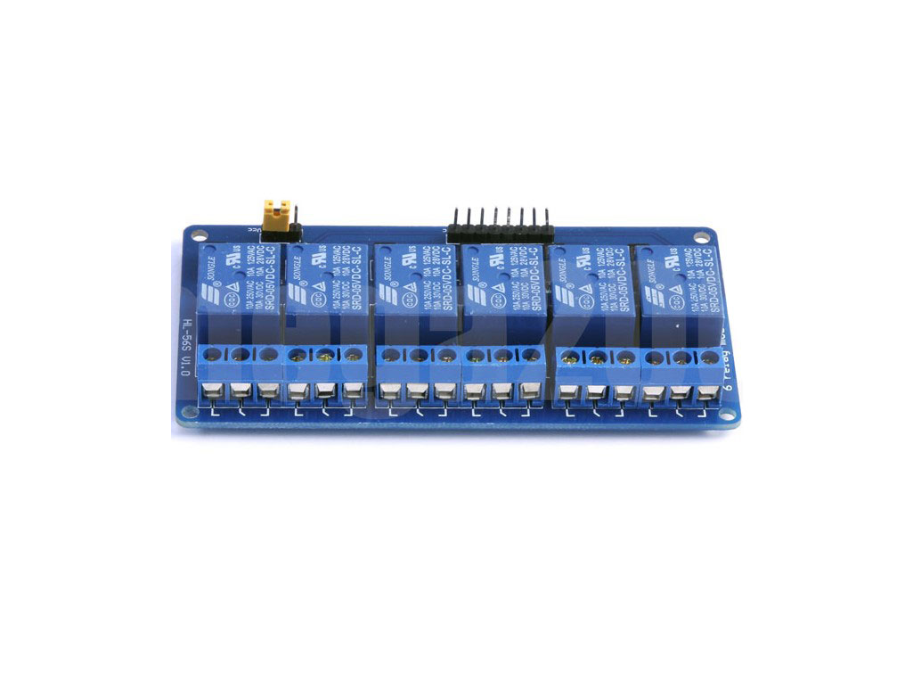 Modulo relè 5V 6 canali per Arduino - immagine 2