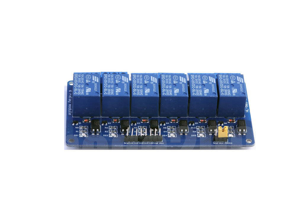 Modulo relè 5V 6 canali per Arduino
