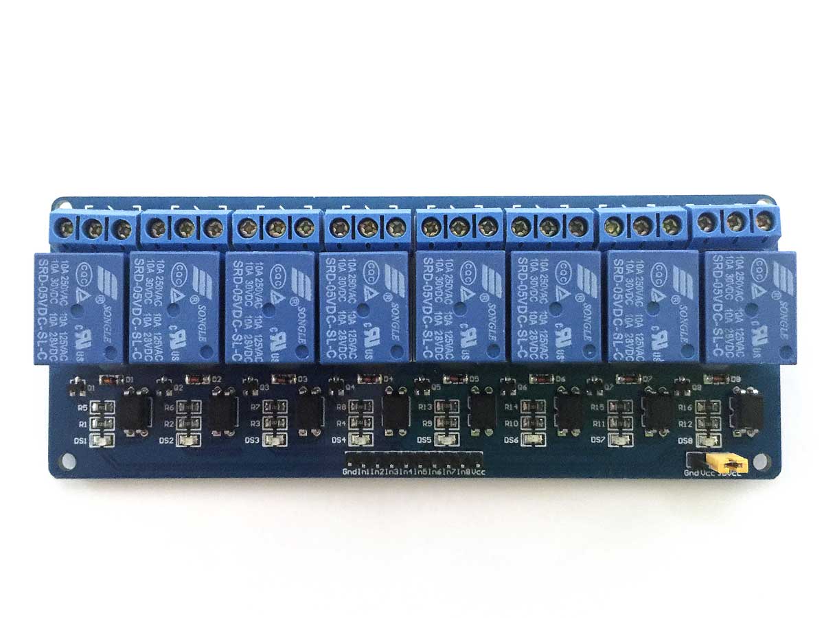 Modulo relè 5V 8 canali per Arduino