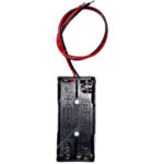 Porta batterie cablato per 2 batterie AAA