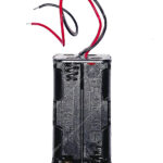 Porta batterie cablato per 4 batterie AA (per kit robot)