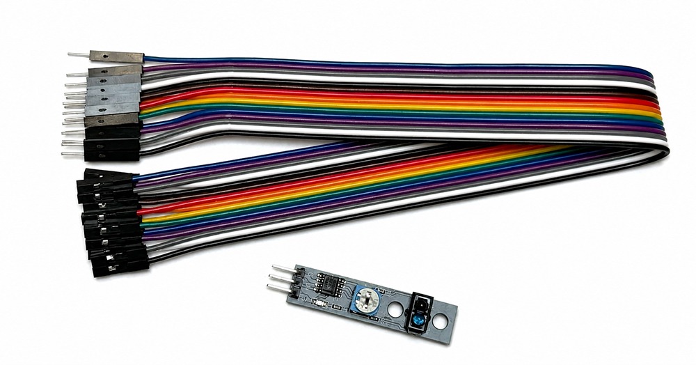 5pz Moduli sensore di tracciamento KY-033 Line Follower TCRT5000 uscita digitale 3Pin ( DAOKAI)